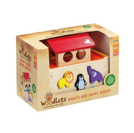 Arche de Noé avec animaux en bois Woodlets (12 mois et plus)