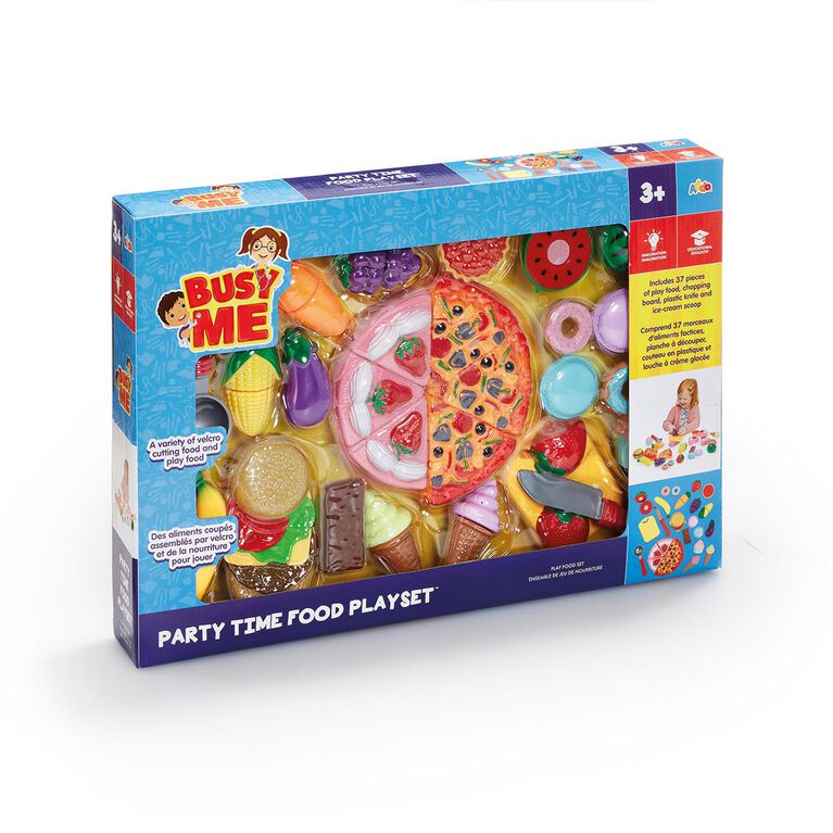 Ensemble d'aliments et accessoires de cuisine 37 morceaux Busy Me (3 ans et plus)