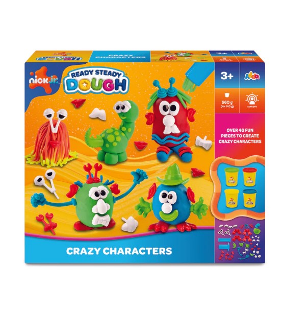 Ensemble de pâte à modeler personnages fous Nick Jr. (3 ans et plus)