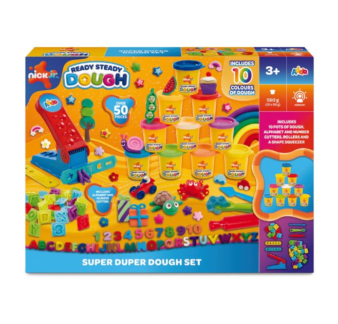 Ensemble de pâte à modeler et accessoires 50 morceaux Nick Jr. (3 ans et plus)