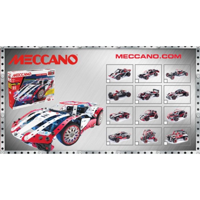Supercar à construire Meccano (25 modèles différents)