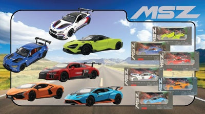Voiture sport en métal 1:24