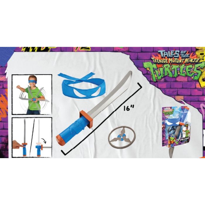 Ensemble d'accessoires de Tortues Ninja Leonardo (TMNT)