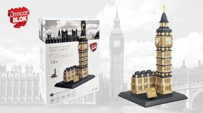 Tour Elizabeth - Big Ben  894 morceaux Dragon Blok (6 ans et plus)