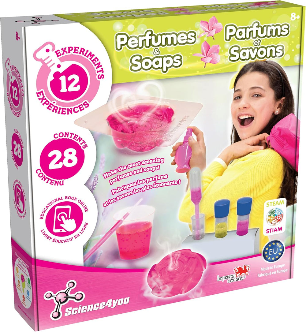 Ensemble de création de parfums et savons éducatif (8 ans et plus)