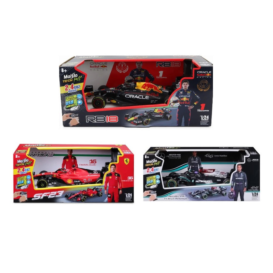 Voiture de course F1 téléguidé premium 1:24 (8 ans et plus)