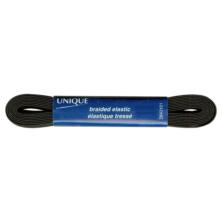 Élastique tressé 10 mm x 2,1 m noir