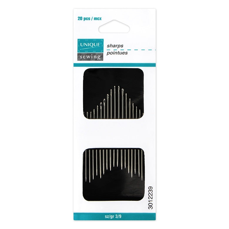 Aiguille pointues no. 3/9 (paquet de 20)