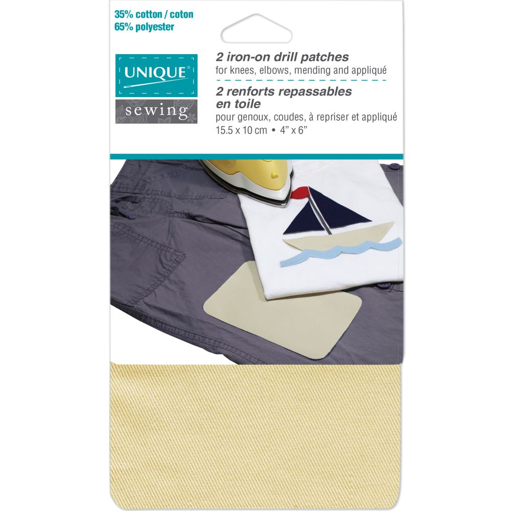 Pièce en toile 4 po x 6 po (paquet de 2)