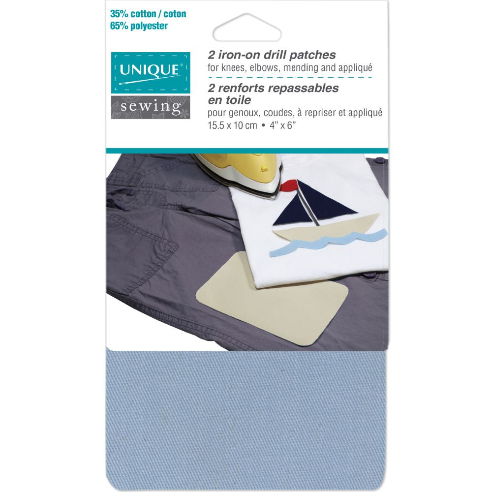 Pièce en toile 4 po x 6 po (paquet de 2)