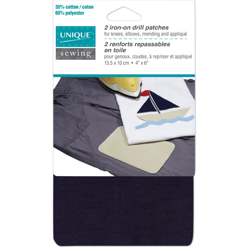 Pièce en toile 4 po x 6 po (paquet de 2)