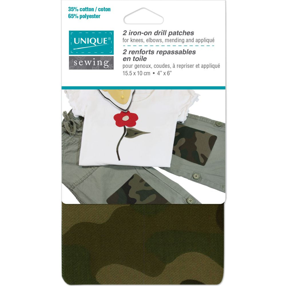 Pièce en toile 4 po x 6 po (paquet de 2)