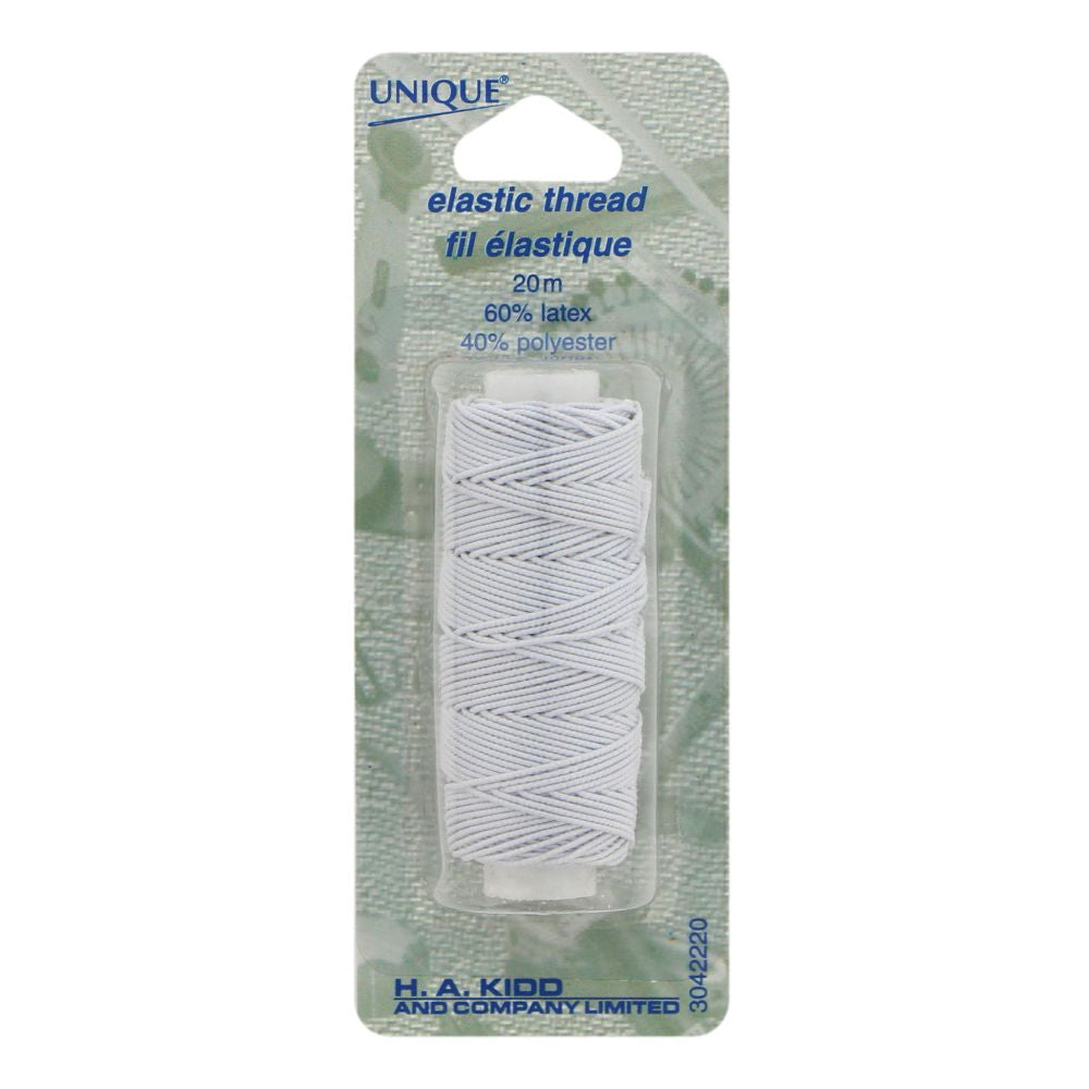 Fil élastique 20 m blanc