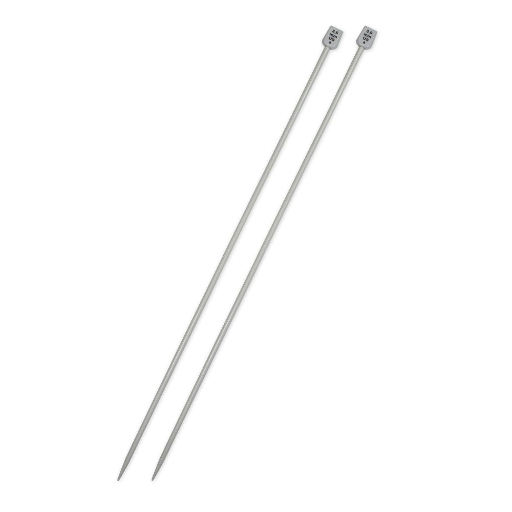 Aiguille à tricoter 30 cm en aluminium Unique (paquet de 2)
