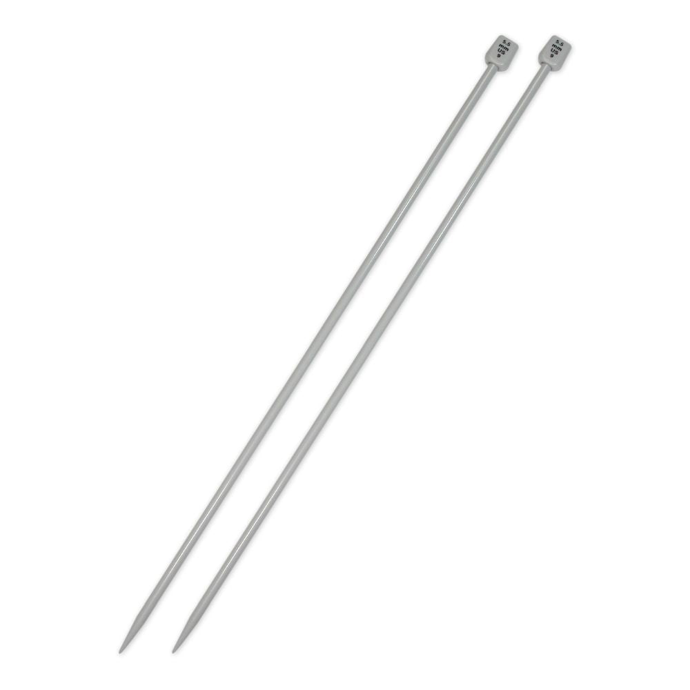 Aiguille à tricoter 30 cm en aluminium Unique (paquet de 2)