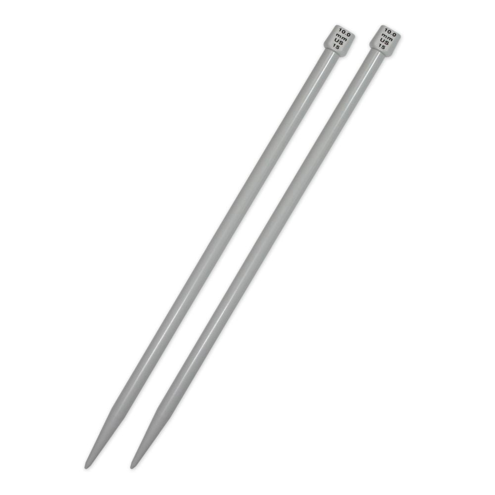 Aiguille à tricoter 35 cm en plastique Unique (paquet de 2)