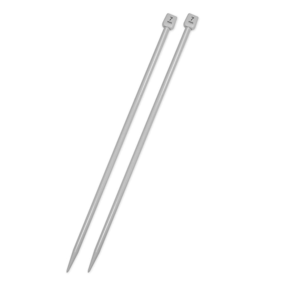 Aiguille à tricoter 35 cm en plastique Unique (paquet de 2)