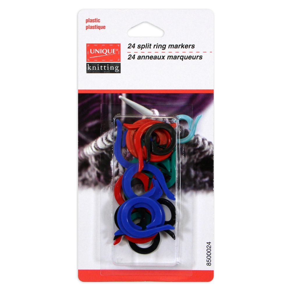 Anneau marqueur pour tricot (paquet de 24)