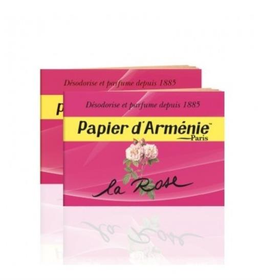 Papier d'arménie la rose