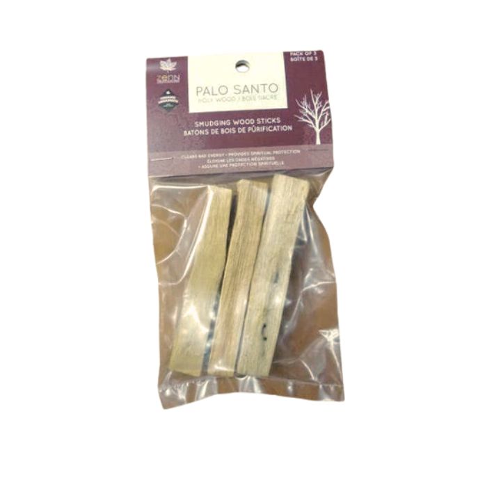 Bâton de bois pour purification Palo Santo (paquet de 3)