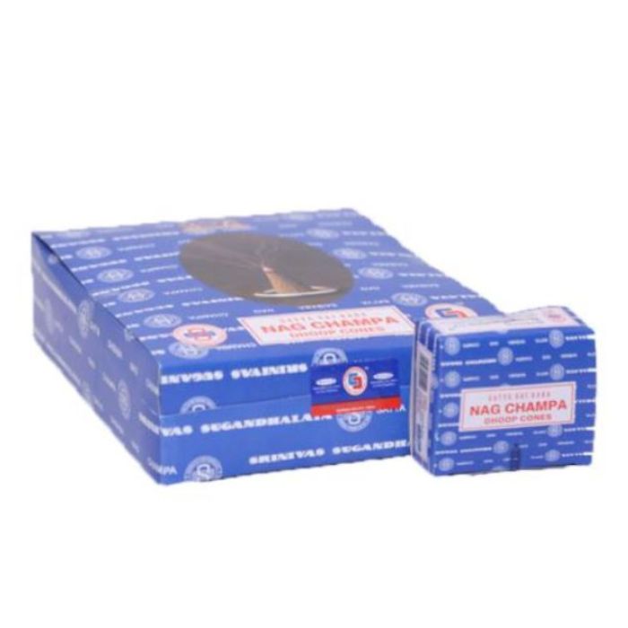 Cônes d'encens Nag Champa (Boîte de 12)
