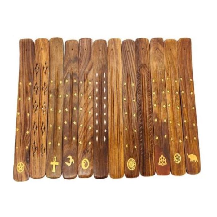 Brûleur à encens en bois 10 po x 1,5 po