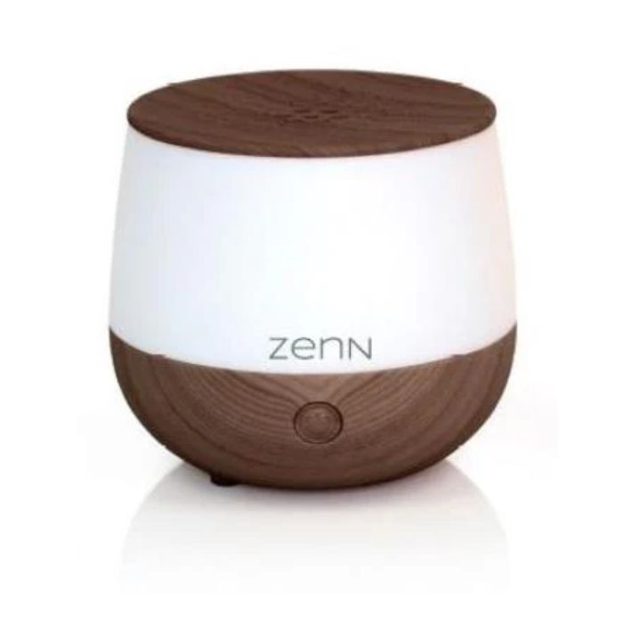 Diffuseur électrique Zenn 80 ml en bois foncé et blanc