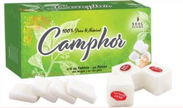 Blocs De Camphre Pur Naturel - Pot De 150 Comprimés - Parfum Intense Et Frais