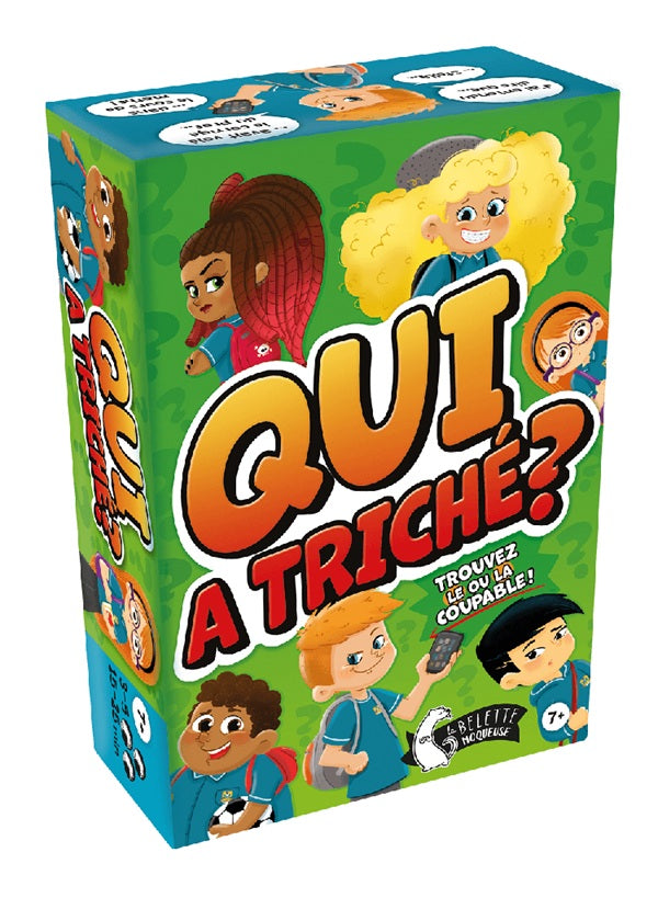 Jeu Qui a triché? (7 ans plus, 3 à 5 joueurs)