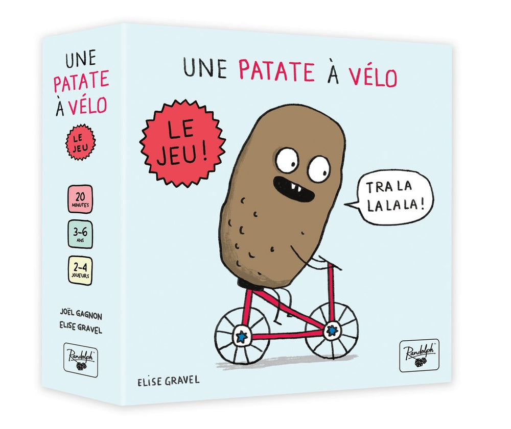 Jeu Une patate à vélo (3 à 6 ans, 2 à 4 joueurs)