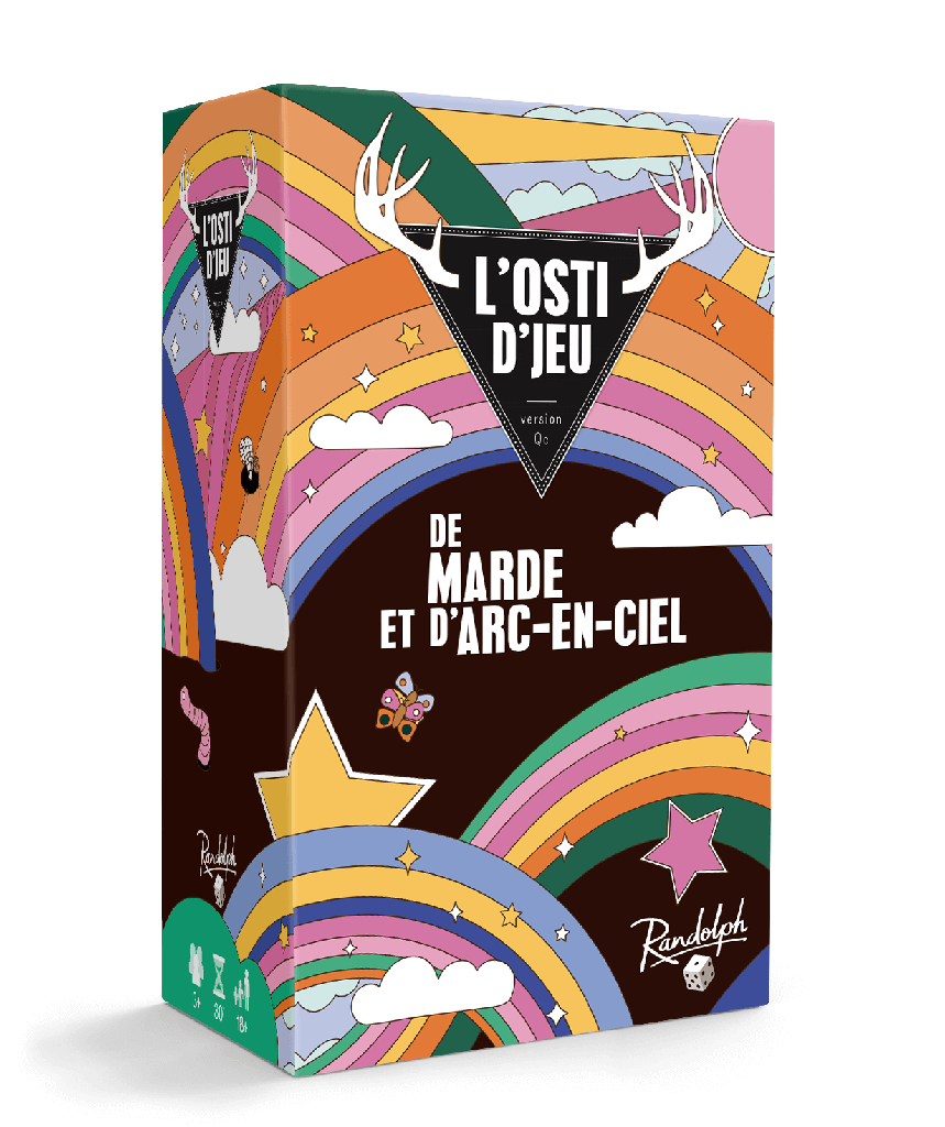 L'osti d'jeu de marde et arc-en-ciel (18 ans et plus, 3-12 joueurs)