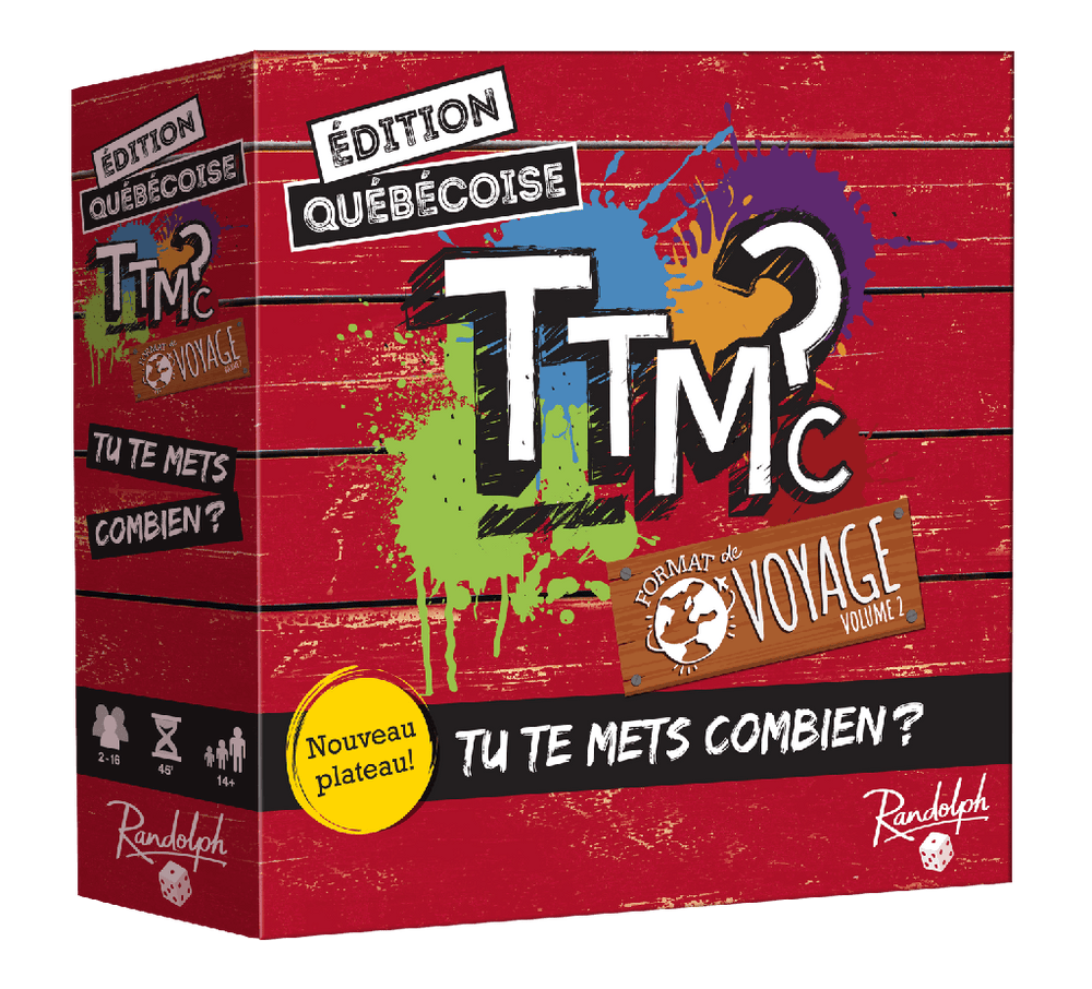Jeu TTMC? édition québécoise volume 2 format voyage (2 à 16 joueurs, 14 ans et +)