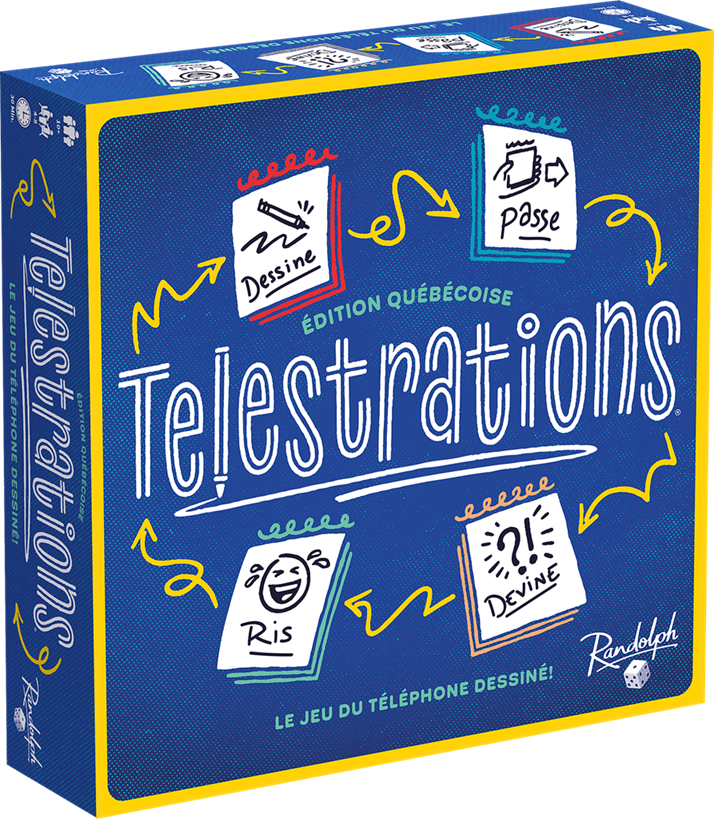 Jeu Telestrations Éditions Québécoise (10 ans et plus, 4 à 8 joueurs)