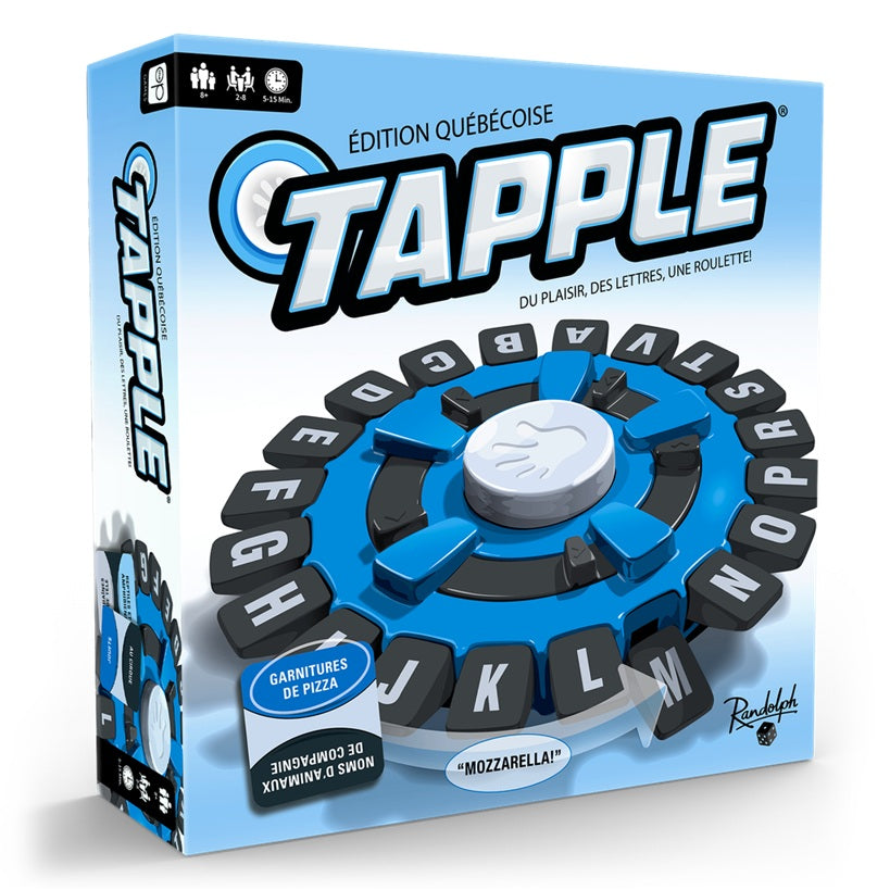 Jeu Tapple édition québécoise (8 ans et plus, 2 à 8 joueurs)