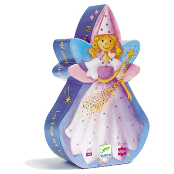 Casse-tête Silhouette Djeco 24 morceaux - Fée (3 ans +)
