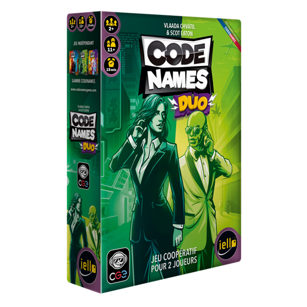 Jeu Codenames Duo (11 ans et plus, 2 joueurs et plus)