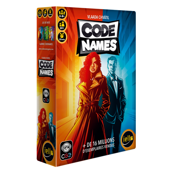 Jeu Code Names (2 à 8 joueurs, 10 ans et +)