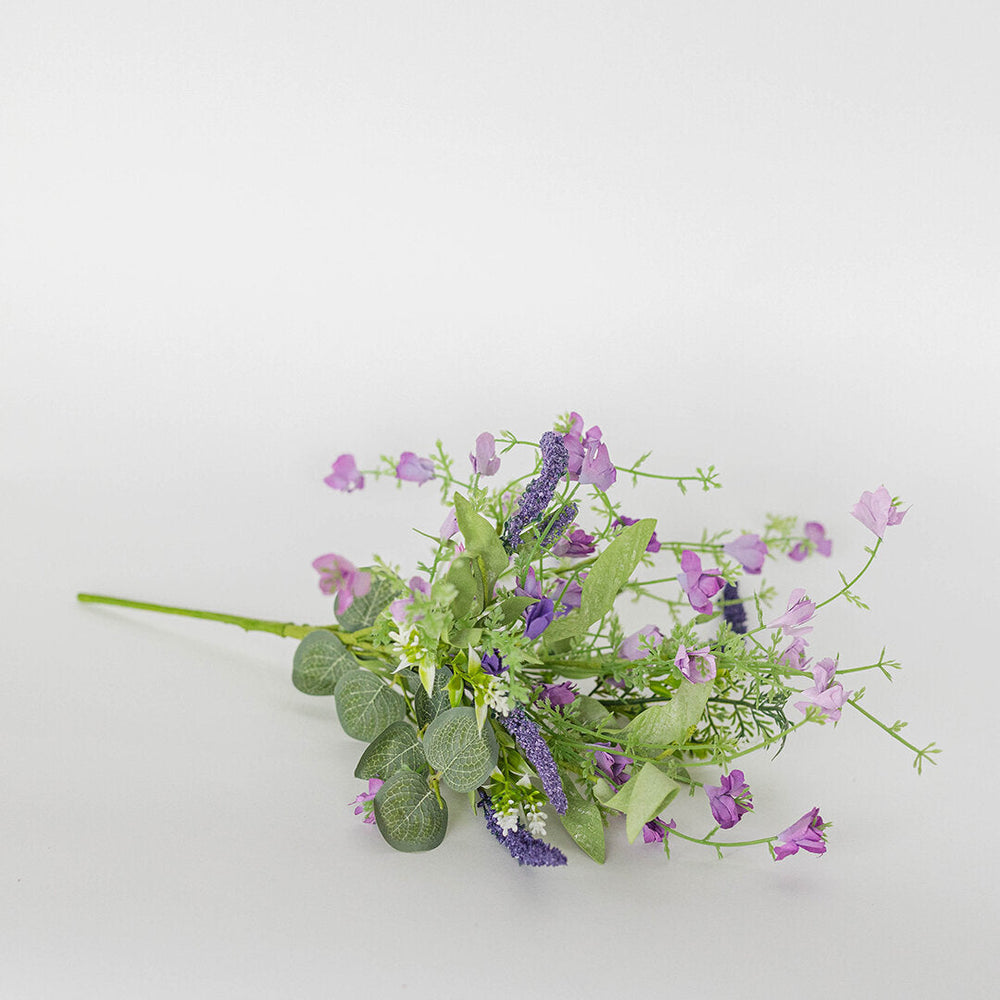 Bouquet de fleurs des champs mauve 16 po