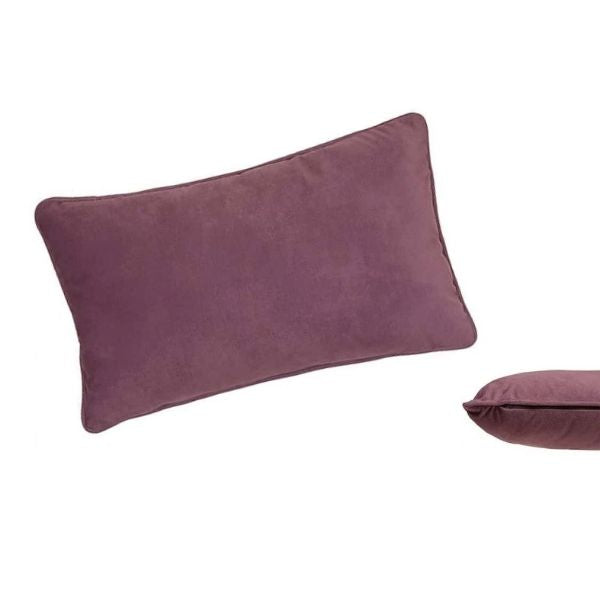 Coussin 20 po x 12 po avec housse lavable Lilou prune parme