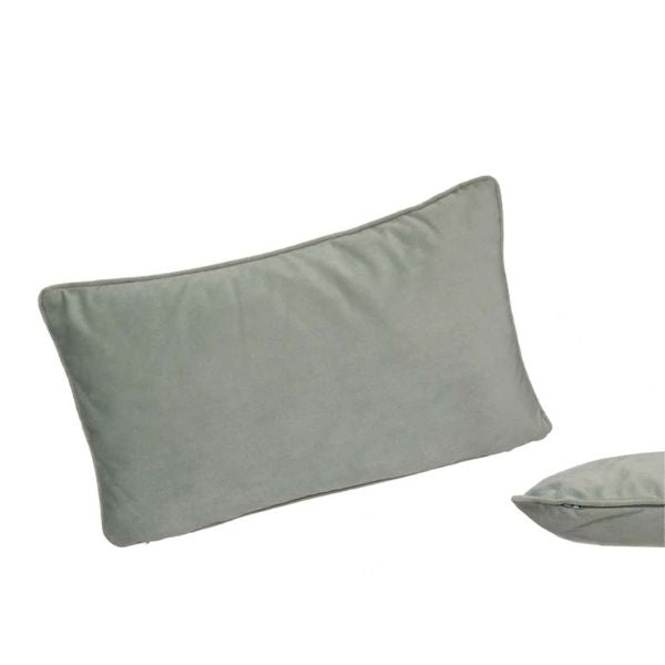 Coussin 20 po x 12 po avec housse lavable Lilou vert céladon