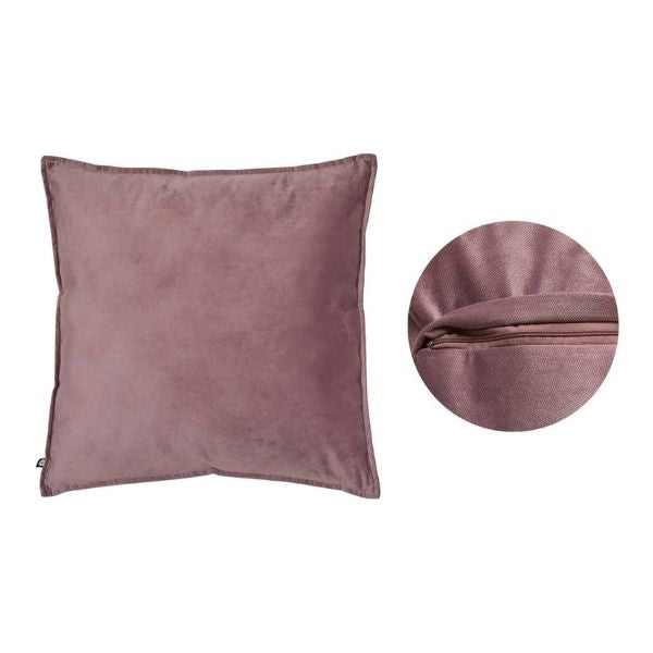 Coussin 22 po x 22 po avec housse lavable Lilou prune parme