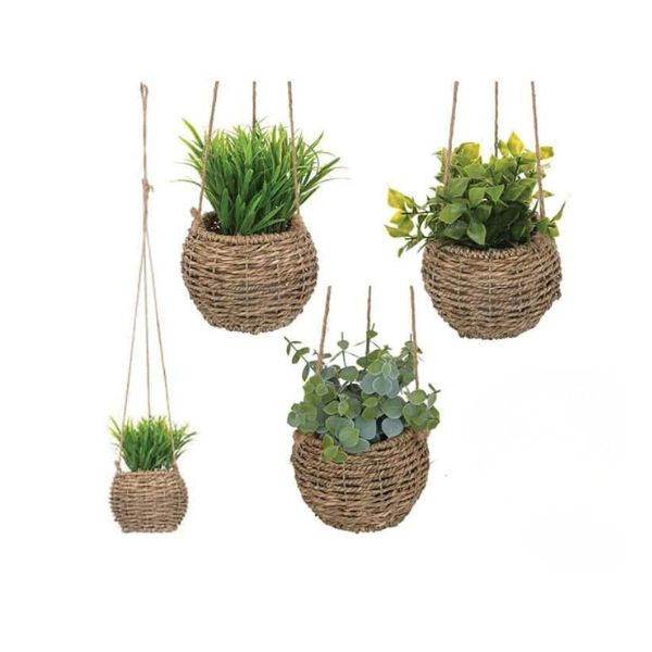 Plante artificielle 4 po x 26 po à suspendre Zoé