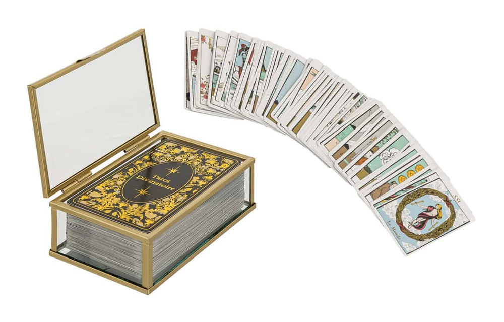 Jeu de tarot avec boîte