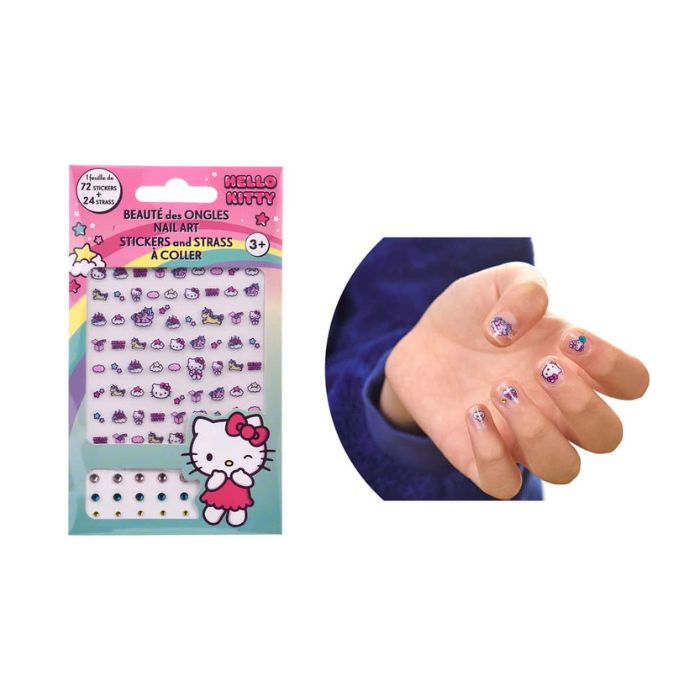 Ensemble pour ongles enfant Kawaii Hello Kitty