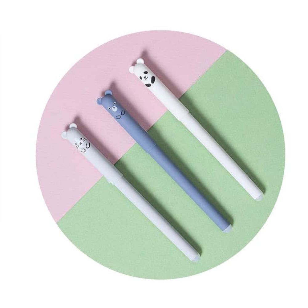 Stylo effaçable animaux adorables