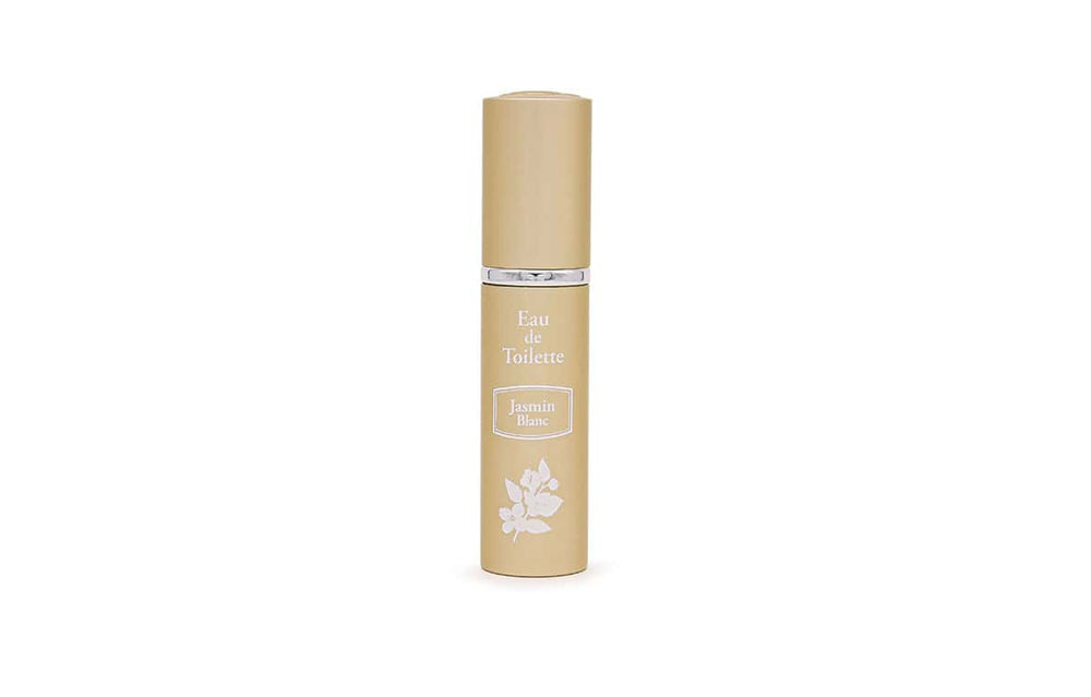 Eau de toilette en vaporisateur rechargeable 10 ml jasmin blanc