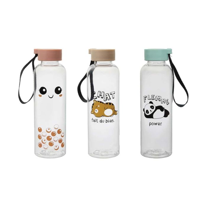 Bouteille en plastique 550 ml kawaii