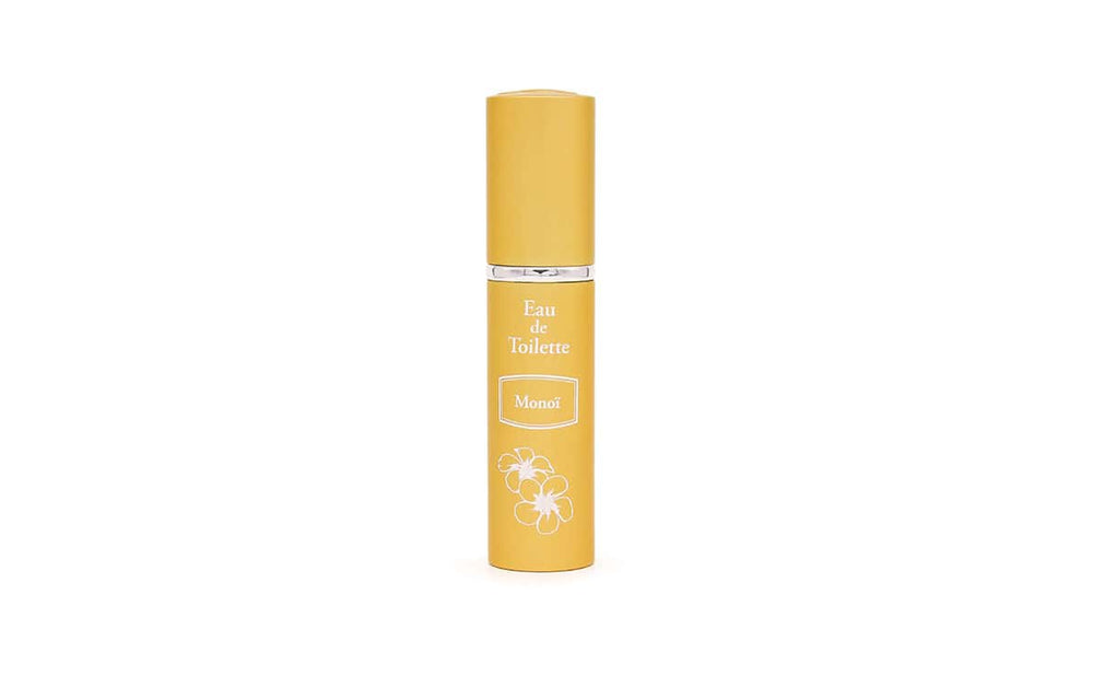 Eau de toilette en vaporisateur rechargeable 10 ml monoï