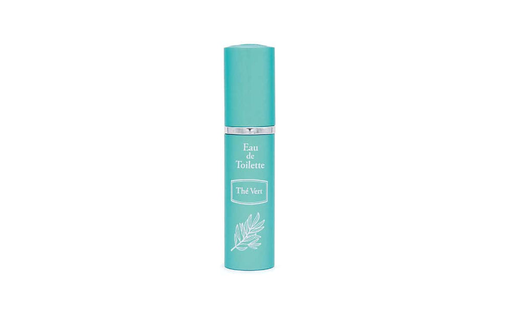 Eau de toilette en vaporisateur rechargeable 10 ml thé vert