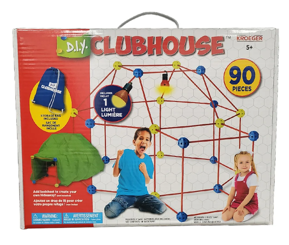 DIY Cabane à fabriquer Clubhouse 90 morceaux pour les 5 ans et plus